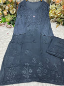 Rayon Daman 4 Buta Dyed Combo - chikankariofficial