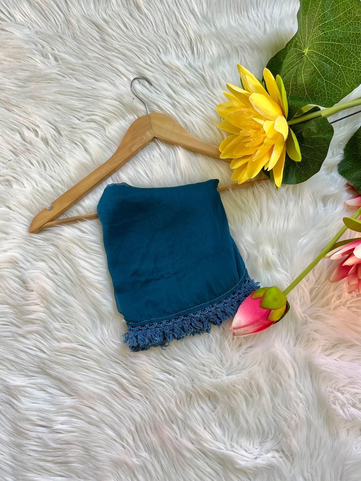 Rayon dyed Soft touch Handwork Kurti sets 3pc - chikankariofficial