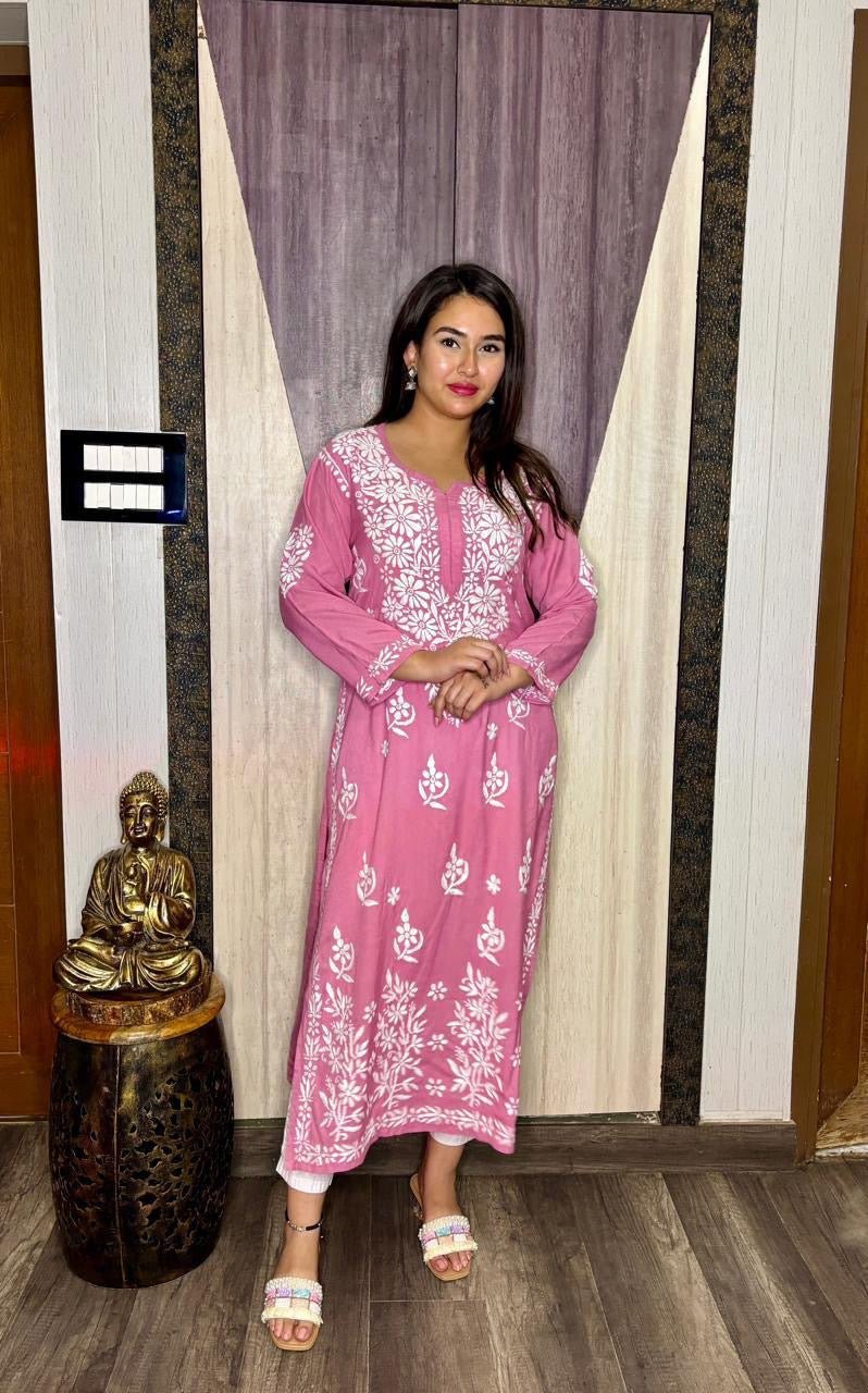 Rayon Fancy Heavy Bota Kurta