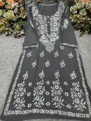 Rayon Fancy Heavy Bota Kurta - chikankariofficial
