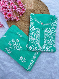 Rayon Finest work Plazzo combo - chikankariofficial