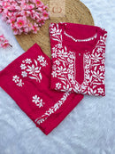 Rayon Finest work Plazzo combo - chikankariofficial