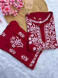 Rayon Finest work Plazzo combo - chikankariofficial