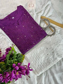 Rayon Muqaish Kurtis - chikankariofficial