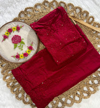 Rayon Muqaish Plazzo Combo - chikankariofficial