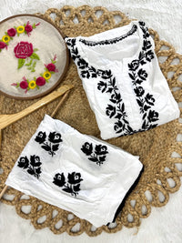 Rayon New Concept Afghani Edition Chikankari combo - chikankariofficial