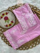 Rayon New Concept Chikankari combo ( Hand Embroidered ) - chikankariofficial