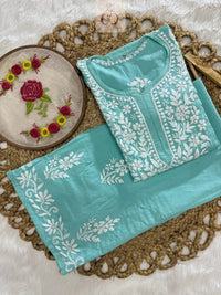 Rayon New Concept Chikankari combo ( Hand Embroidered ) - chikankariofficial