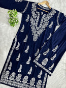 Rayon new concept Plazzo Combo - chikankariofficial