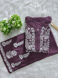 Rayon new concept Plazzo Combo - chikankariofficial