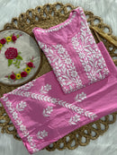 Rayon new concept Plazzo combo - chikankariofficial