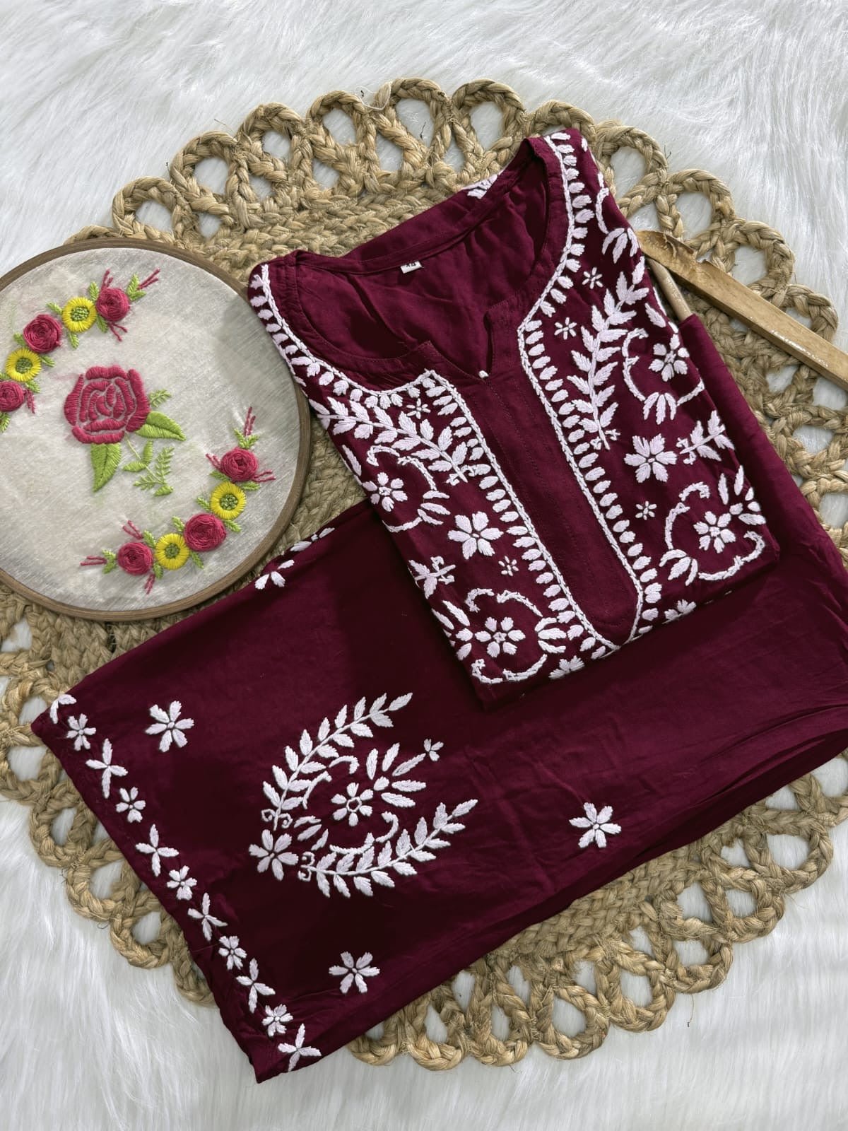 Rayon New Concept Plazzo Combo - chikankariofficial