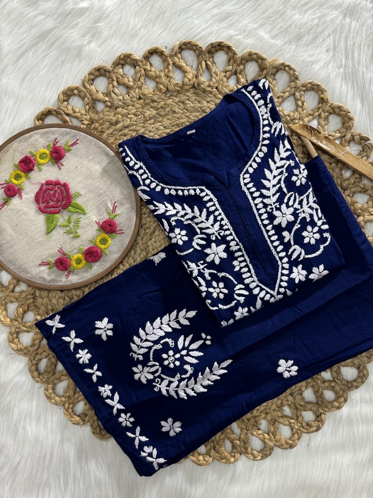 Rayon New Concept Plazzo Combo - chikankariofficial