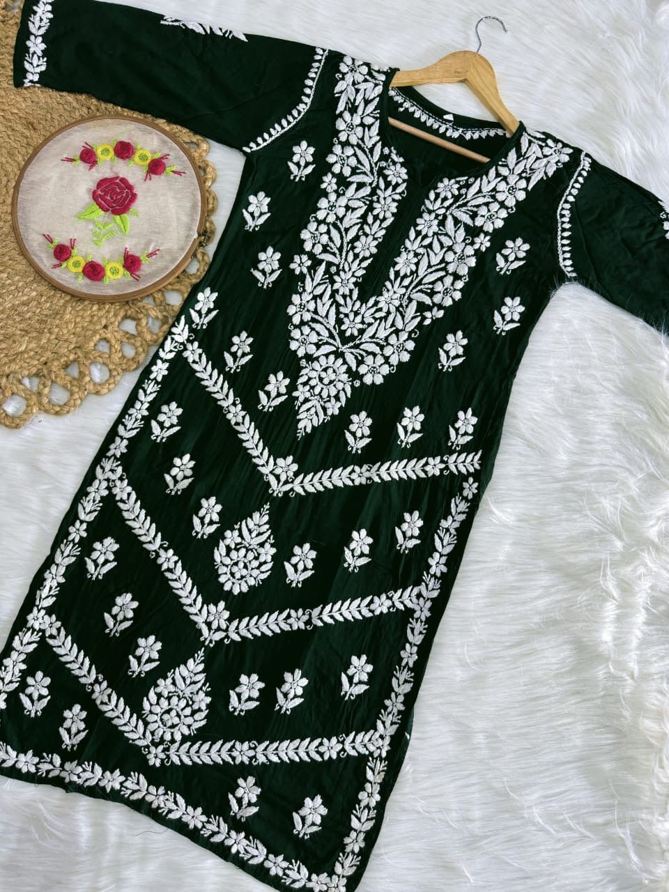 Rayon new concept Plazzo combo - chikankariofficial