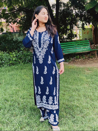 Rayon new concept Plazzo Combo - chikankariofficial