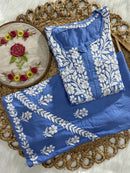 Rayon new concept Plazzo combo - chikankariofficial