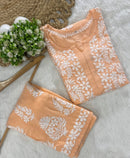 Rayon Plazzo Combo with Butas - chikankariofficial