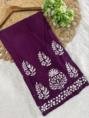 Rayon Plazzo Combo with Butas - chikankariofficial