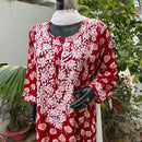 Rayon Premium Print Heavy Set - chikankariofficial