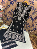 Rayon Silk with Heavywork Plazzo set - chikankariofficial