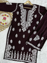 Rayon Trending Chikankari combo - chikankariofficial