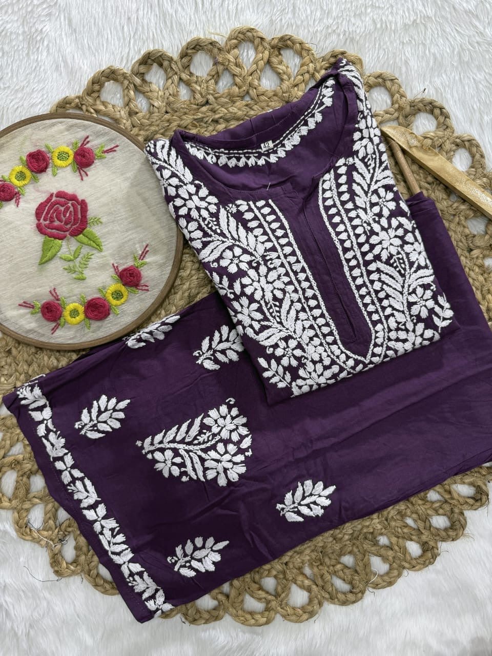 Rayon Trending Chikankari combo - chikankariofficial