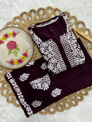 Rayon Trending Chikankari combo - chikankariofficial