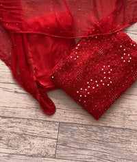 Ring Jaal luxury Sleveless kurti - chikankariofficial