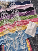 Riwayat Straight Fit Modal Kurti - chikankariofficial