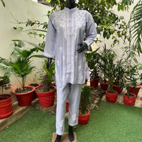 Roman Silk Co ord Sets - chikankariofficial
