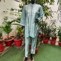 Roman Silk Co ord Sets - chikankariofficial