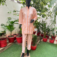 Roman Silk Co ord Sets - chikankariofficial