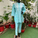 Roman Silk Co ord Sets - chikankariofficial