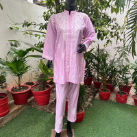 Roman Silk Co ord Sets - chikankariofficial