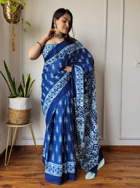Saree With blouse 55+ Designs - chikankariofficial