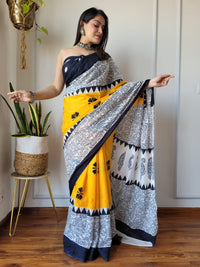 Saree With blouse 55+ Designs - chikankariofficial