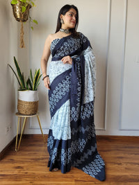 Saree With blouse 55+ Designs - chikankariofficial