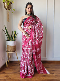 Saree With blouse 55+ Designs - chikankariofficial