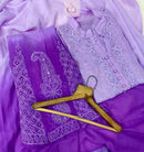 Shaded Fancy Mukaish Work Chikankari Set - chikankariofficial