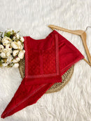 Short Dhoti Co ord Set - chikankariofficial