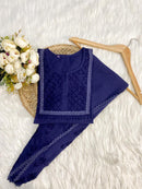 Short Dhoti Co ord Set - chikankariofficial