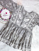 Short Mul gown with Lycra Pant💕 - chikankariofficial