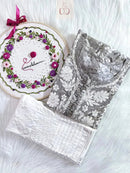 Short Mul gown with Lycra Pant💕 - chikankariofficial