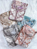 Short Mul gown with Lycra Pant💕 - chikankariofficial