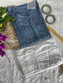 Slub Cotton Dyed Kurtis - chikankariofficial