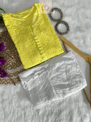 Slub Cotton Dyed Kurtis - chikankariofficial