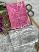 Slub Cotton Dyed Kurtis - chikankariofficial