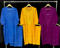 Small & Plus size Chikankari soft Rayon combo - chikankariofficial