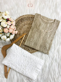 Smooth Soft Chanderi Article By Chikankariofficial - chikankariofficial