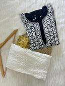 Soft & Breezy Elegant Modal Cotton Heavy kurtis - chikankariofficial